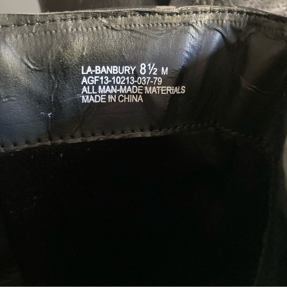 Black Laura Ashley Knee-High Boots - Picture 6 of 7